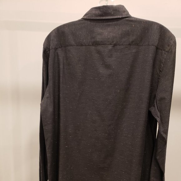Outclass Charcoal Flecked Men's Shirt - Picture 6 of 8